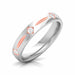 Dual Tone In Rose & White Gold