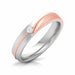 Dual Tone In Rose & White Gold