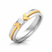 Dual Tone In White & Yellow Gold