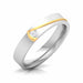 Dual Tone In White & Yellow Gold