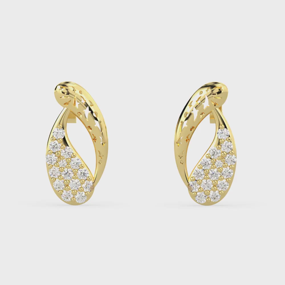 A Whisper of Spring Diamond Studs