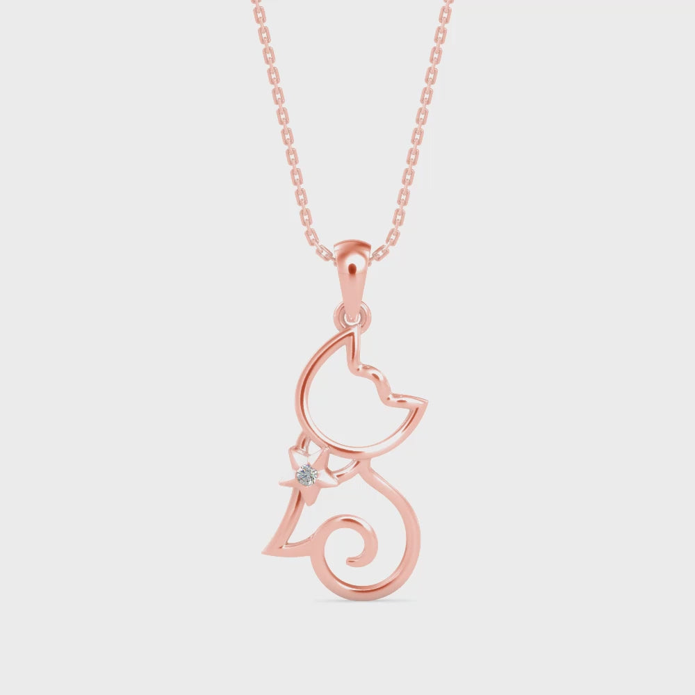 Starry Cat Pendant