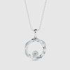 The Wreath She Wove Herself Solitaire Diamond Pendant