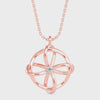 The Small Universe She Carries Solitaire Diamond Pendant