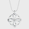 The Small Universe She Carries Solitaire Diamond Pendant