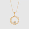 The Wreath She Wove Herself Solitaire Diamond Pendant