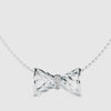 The Bow She Tied for Herself Diamond Pendant