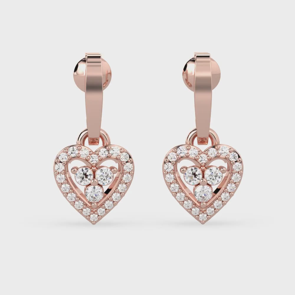 Tiny Hearts of Hers Diamond Drops