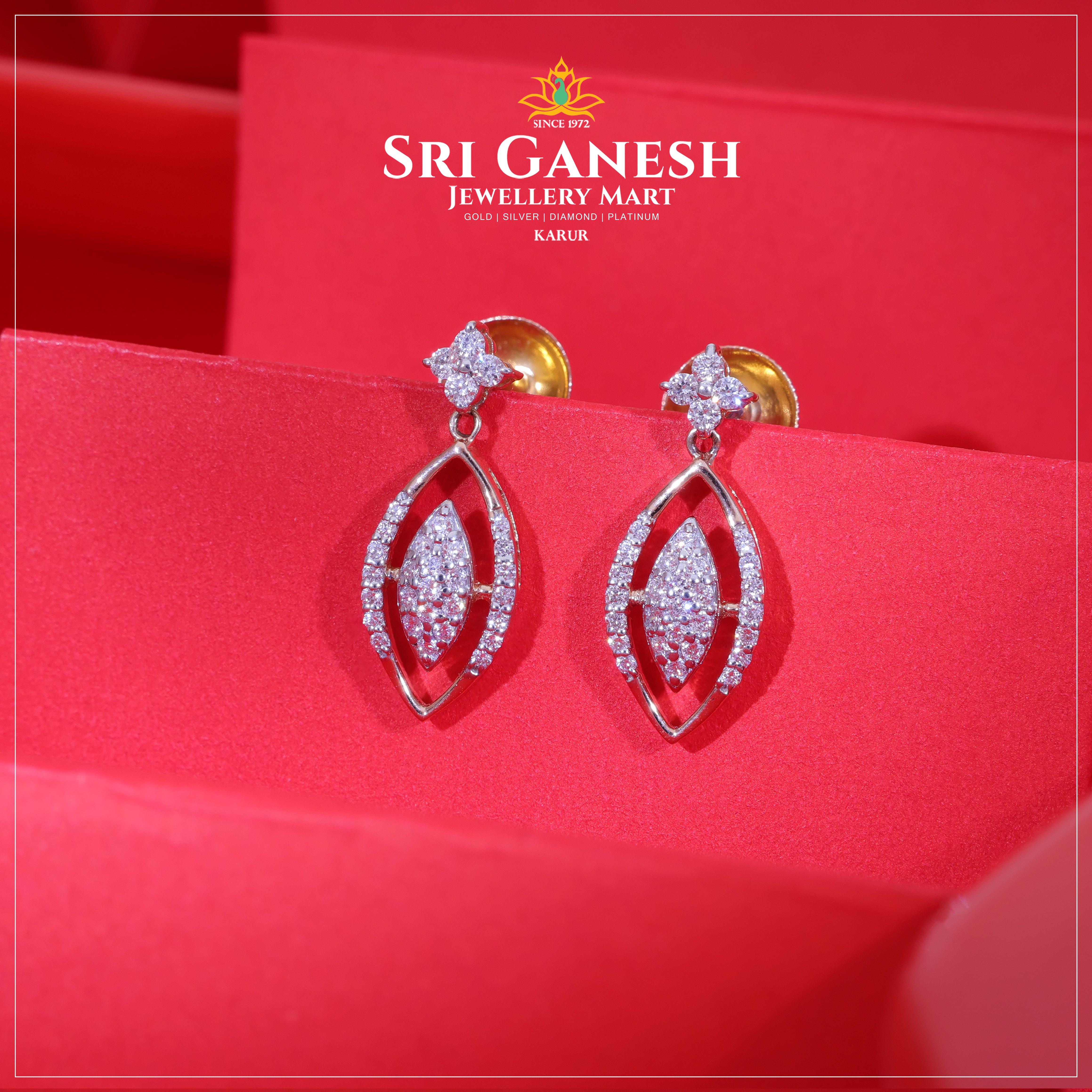 Diamond Earrings - 0210